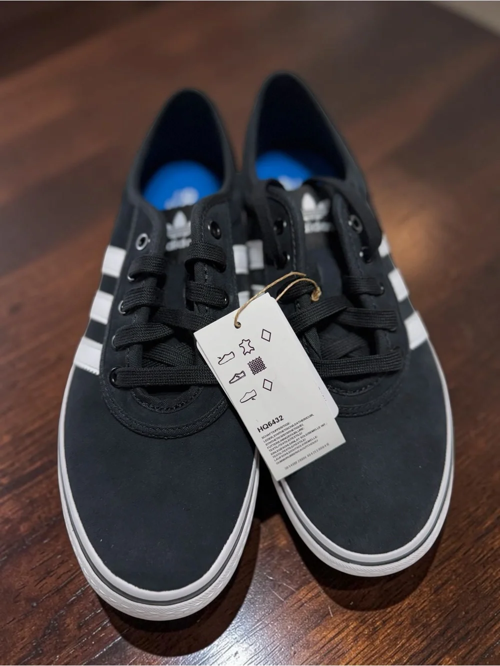 NWT Adidas Originals Black White Sneakers Y2K Skate Tenniscore Streetwear